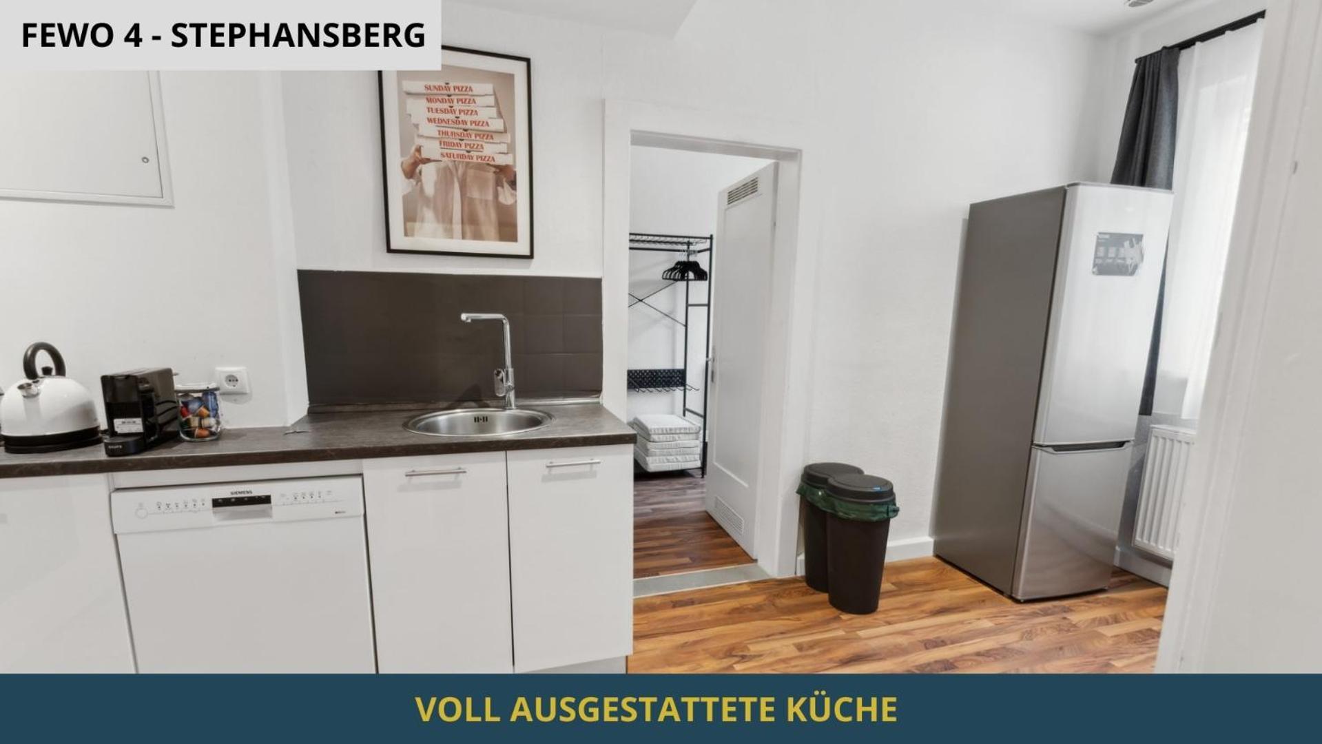 Apartment Neu Kapapart15 - 6 Schoene Fewos Mit Einbaukueche, Bad Und Balkon In Der Altstadt Auf Bambergs Insel *