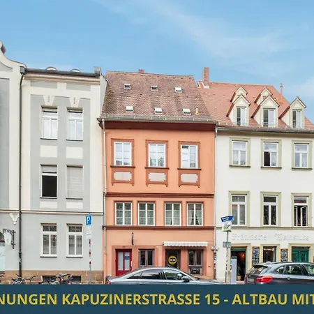 Neu Kapapart15 - 6 Schoene Fewos Mit Einbaukueche, Bad Und Balkon In Der Altstadt Auf Bambergs Insel Exterior photo