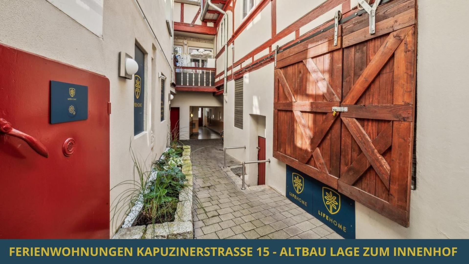 Neu Kapapart15 - 6 Schoene Fewos Mit Einbaukueche, Bad Und Balkon In Der Altstadt Auf Bambergs Insel Apartment *