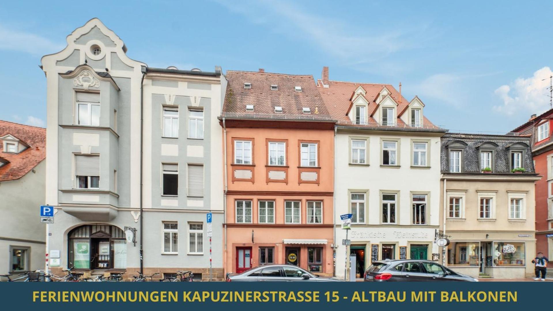 Apartment Neu Kapapart15 - 6 Schoene Fewos Mit Einbaukueche, Bad Und Balkon In Der Altstadt Auf Bambergs Insel Bamberg